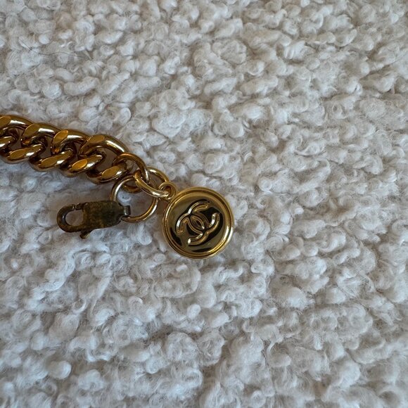 Authentic CHANEL Holiday CC Logo Charm Bracelet - Picture 6 of 6
